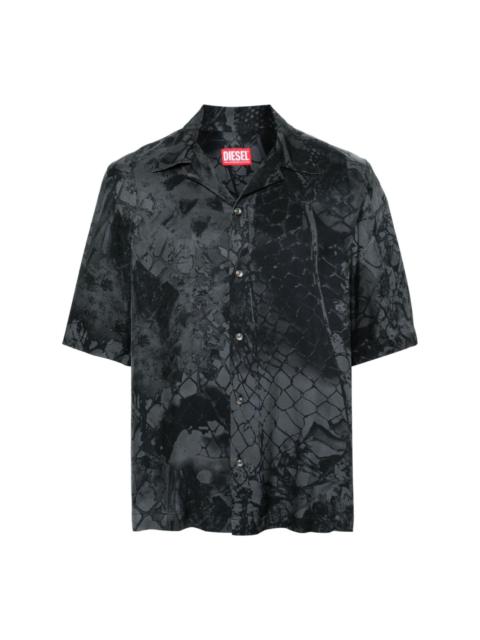 S-Bristol camouflower-print shirt