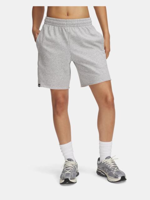 Under Armour Women's UA Icon Terry Long Shorts