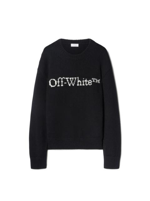 Off-White Big Bookish Chunky Knit Crewneck