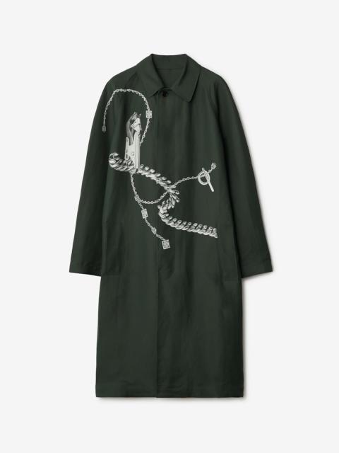 Burberry Long Canvas Car Coat