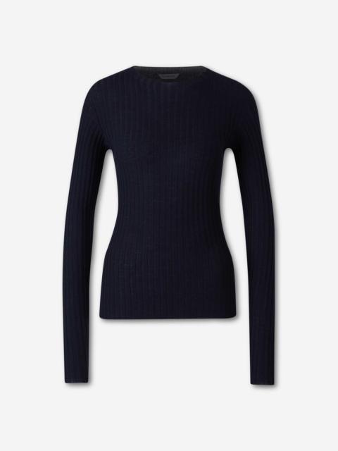 BALENCIAGA FINE RIBBED JERSEY
