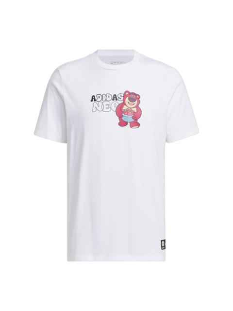 adidas Neo x Lotso T-Shirt 'White Red' IP4027