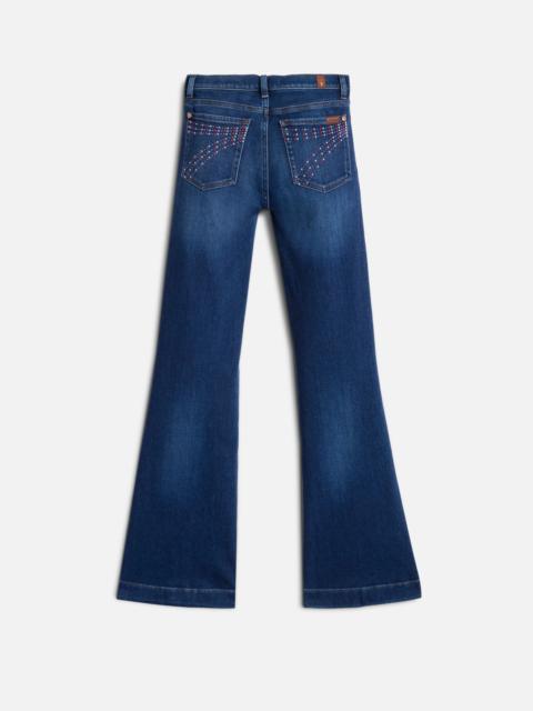 7 For All Mankind EMBELLISHED DOJO in Slim Illusion Current