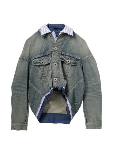 Maison MIHARAYASUHIRO layered denim jacket