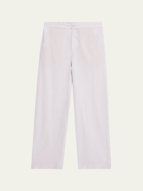 God’s True Cashmere Men's Cashmere Straight-Leg Pants