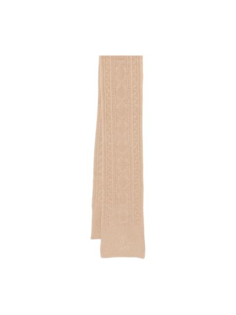 Polo Ralph Lauren cable-knit scarf