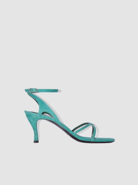 BY FAR Rosko Alpine Kid Suede Leather Sandal