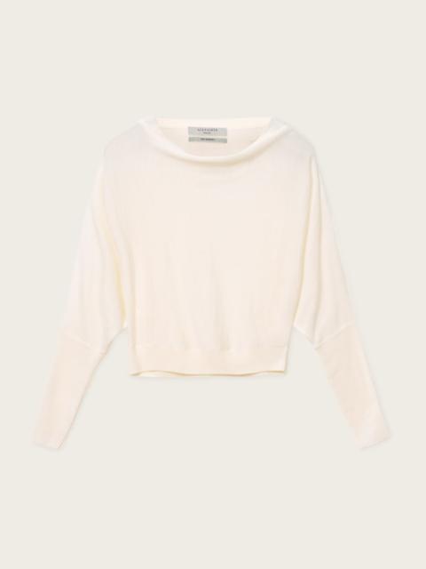 ALLSAINTS RIDLEY CROPPED WOOL SWEATER