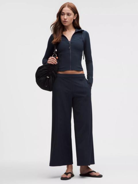 lululemon Daydrift Mid-Rise Cropped Wide-Leg Trouser *Short