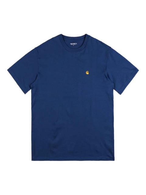Carhartt Chase logo-embroidered T-shirt