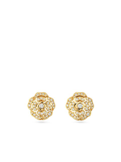 Bouton de Camélia earrings