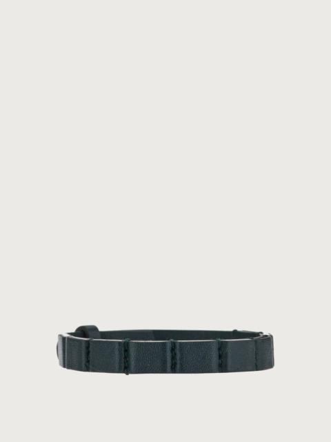 FERRAGAMO LEATHER BRACELET