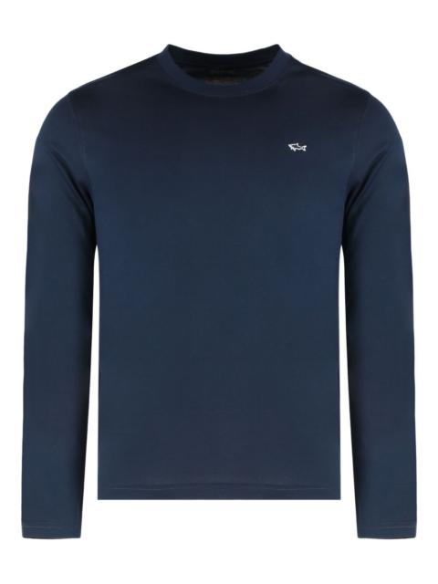 Paul & Shark embroidered long-sleeve T-shirt