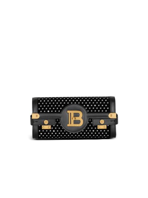 B-Buzz 23 velvet and crystal clutch