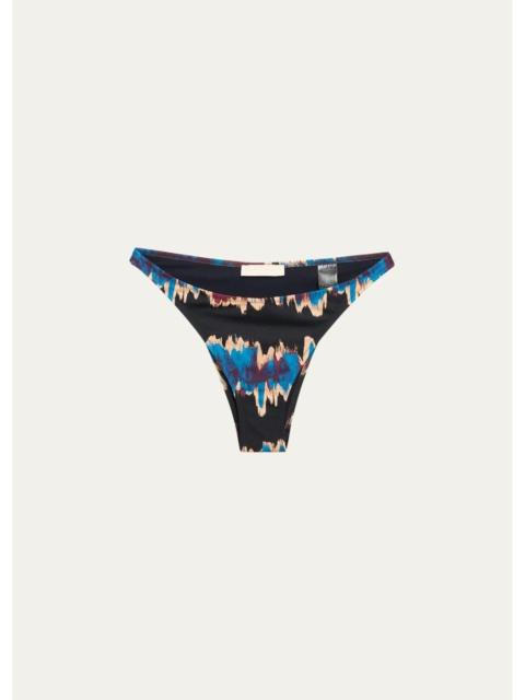 ULLA JOHNSON Mallorca High-Cut Bikini Bottoms