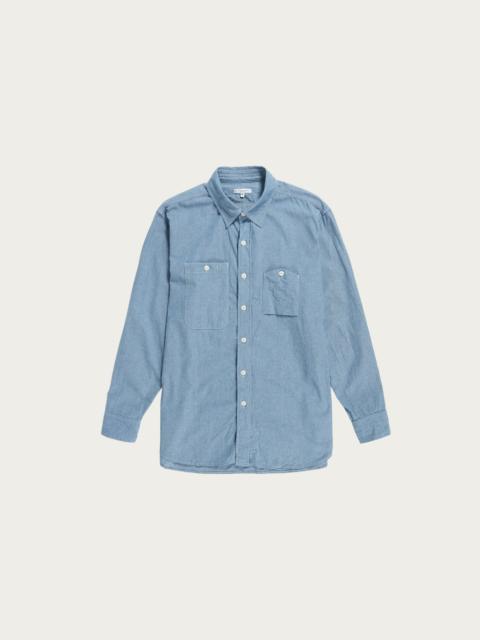 Engineered Garments Work Shirt - Lt. Blue 4.5oz Cotton Chambray