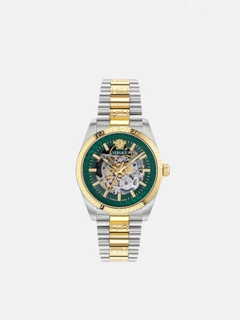 VERSACE Millenyium Automatic Skeleton Watch