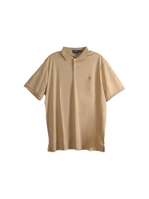 Polo Ralph Lauren Polo Ralph Lauren Classic Fit Short Sleeve Soft Touch Polo Classic Camel Heather