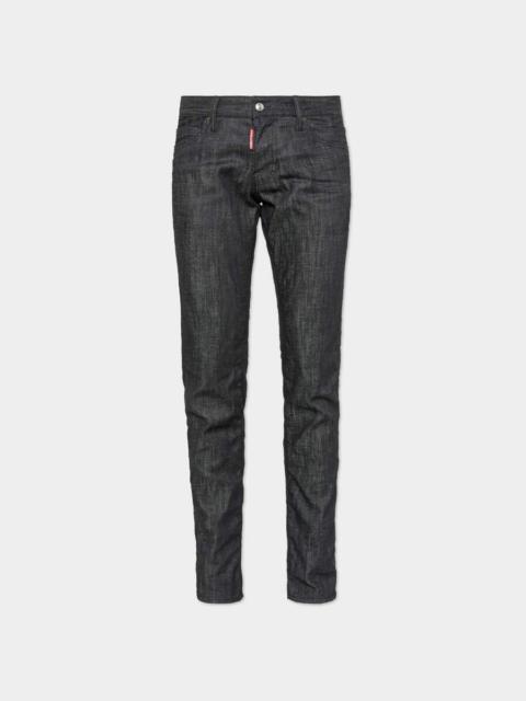 DSQUARED2 BLACK RINCE WASH SLIM JEANS