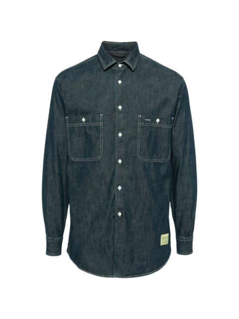 Chambray denim shirt