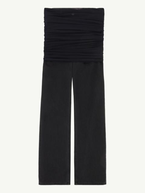 MM6 Maison Margiela Jeans with overlay
