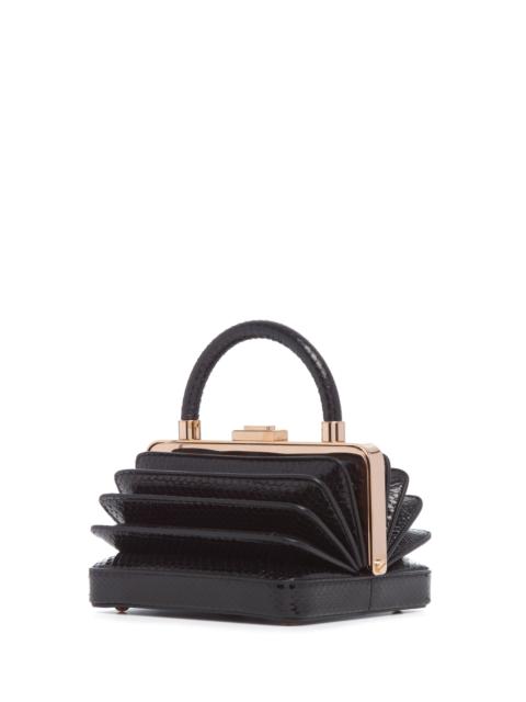 GABRIELA HEARST Diana Bag in Black Snakeskin