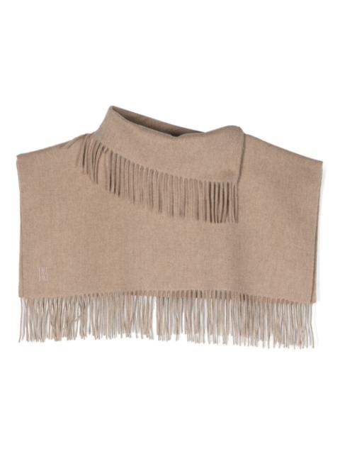 BY MALENE BIRGER fringed wool cropped poncho