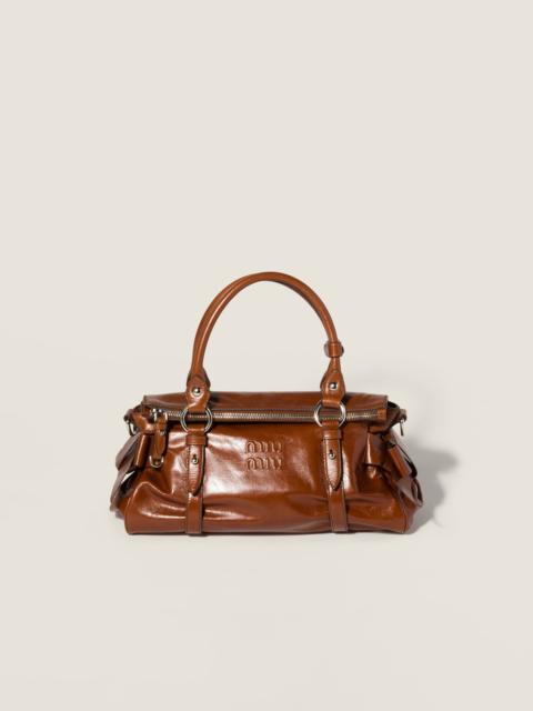 Miu Miu Shiny leather handbag