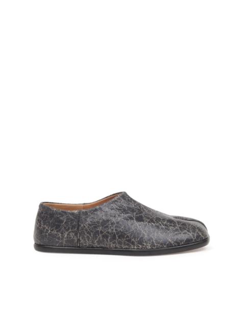 Tabi leather slip-on shoes