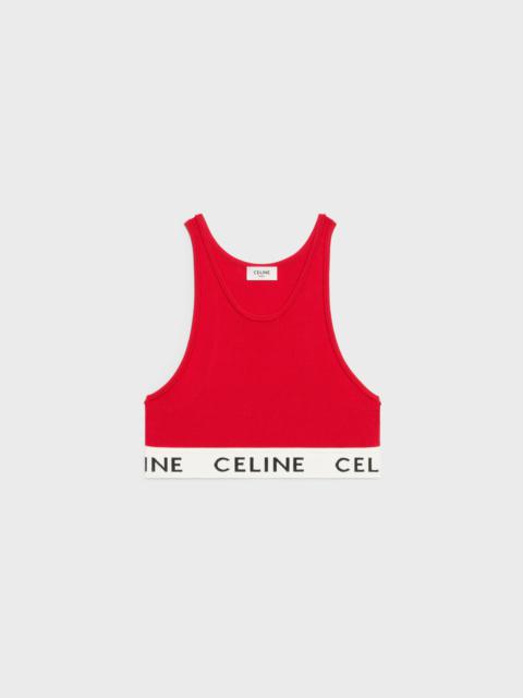 CELINE CELINE ATHLETIC KNIT BRA TOP