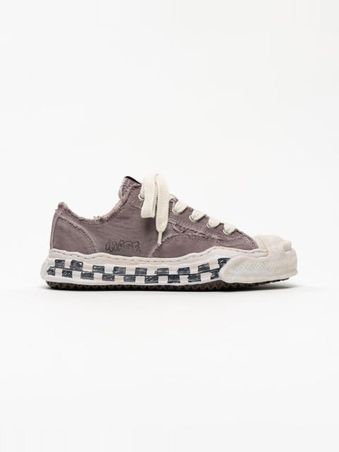 Maison MIHARAYASUHIRO "HANK" OG Graffiti Check Sole Canvas Low-top Sneakers