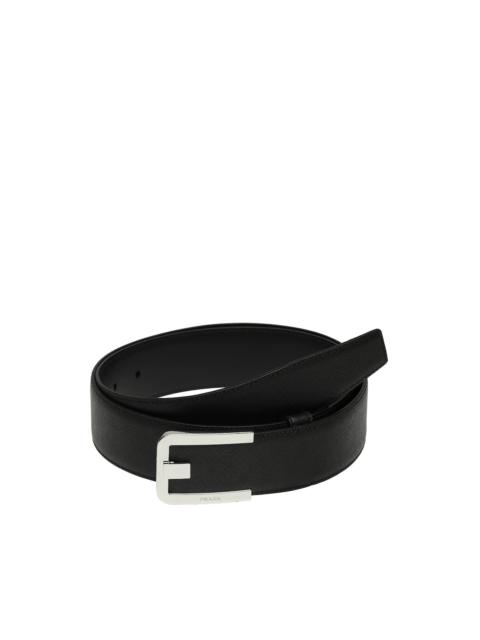 Prada Saffiano Leather Belt
