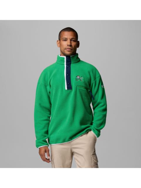 Columbia Men's Collegiate Helvetia Half Snap Fleece - Notre Dame