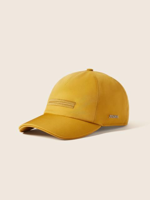 ZEGNA YELLOW MICROFIBER MOTORIN BASEBALL CAP