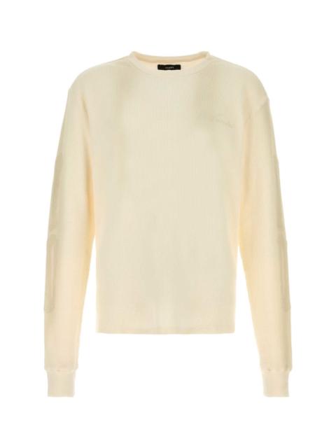 AMIRI Cream Cotton Sweater