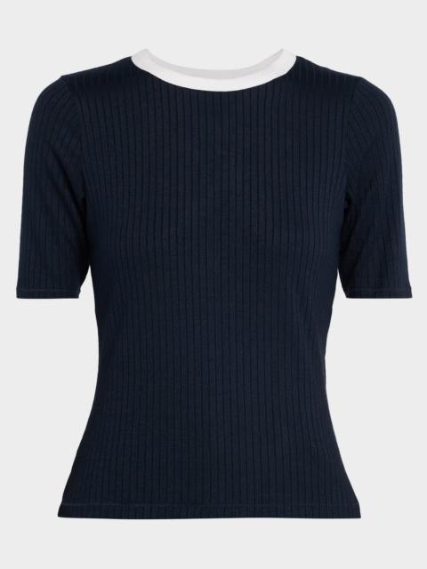 rag & bone The Knit Contrast Tee