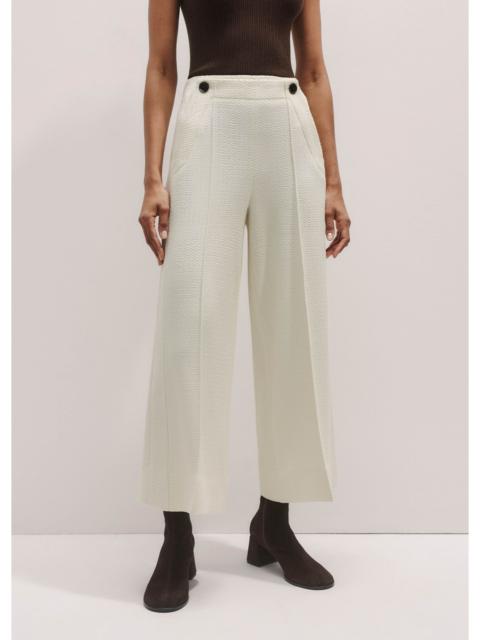 ME+EM Textured High Waist Culotte Pant