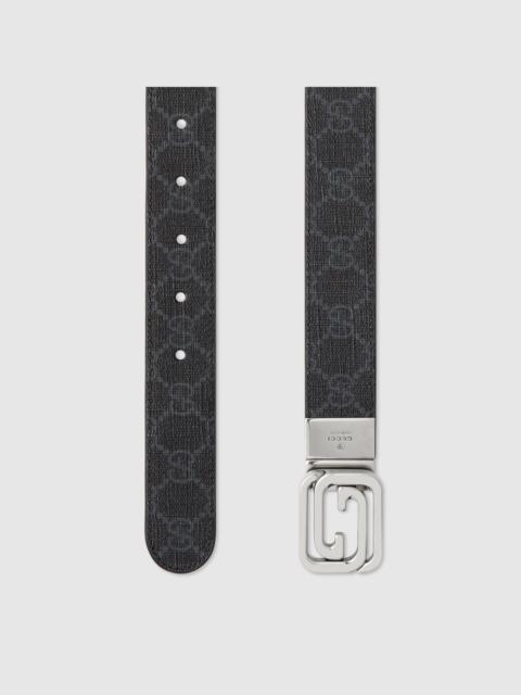 GUCCI Reversible belt with squared Interlocking G