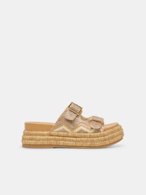 dolce vita WIXIE SANDALS GOLD MULTI BEADS