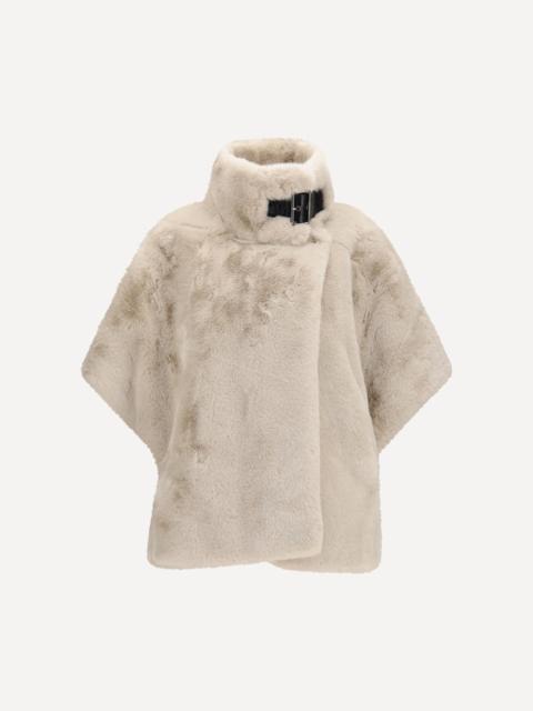 PINKO Faux fur Jacket with buckle