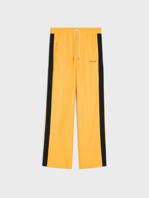 CELINE SNAP TRACK PANTS IN DOUBLE FACE JERSEY