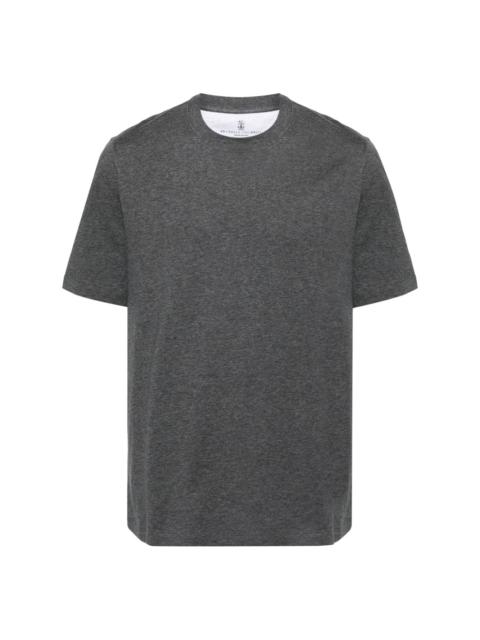 Brunello Cucinelli mÃ©lange-effect cotton T-shirt