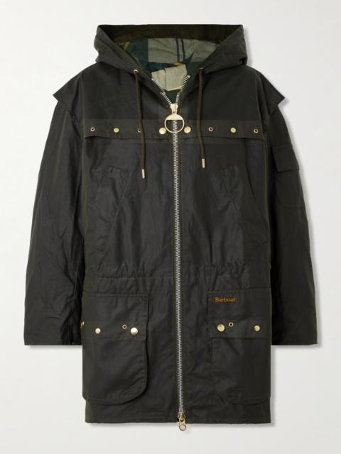 Barbour Aberford Hooded Waxed-cotton Jacket