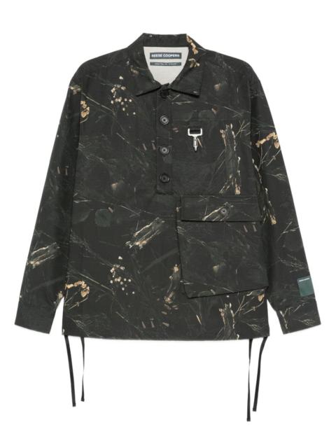 REESE COOPER® floral-print cargo shirt