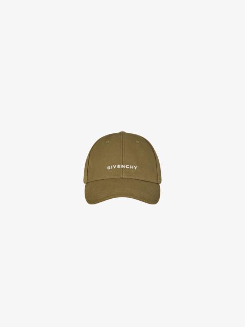 Givenchy GIVENCHY EMBROIDERED CAP IN RIP AND REPAIR COTTON