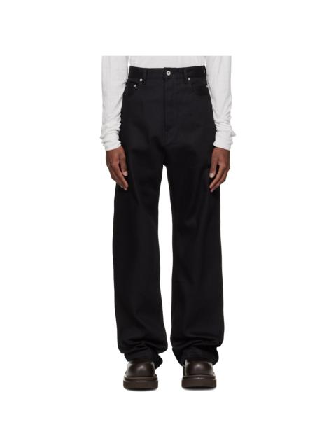 Rick Owens DRKSHDW Black Temple Strobe Jeans