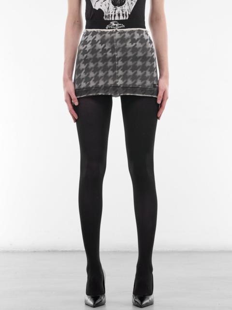 prototypes Pied De Poule Mini Skirt