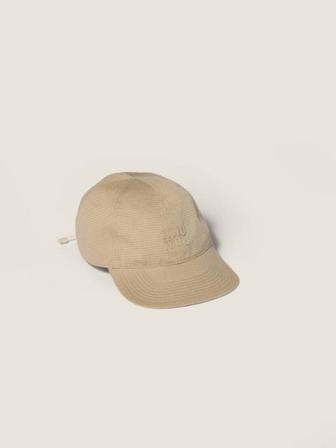 Miu Miu Cotton baseball cap