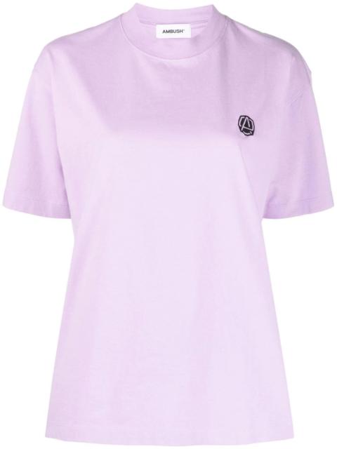 Ambush logo-embroidered cotton T-shirt