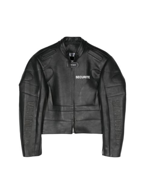 Securite Motorcross leather jacket